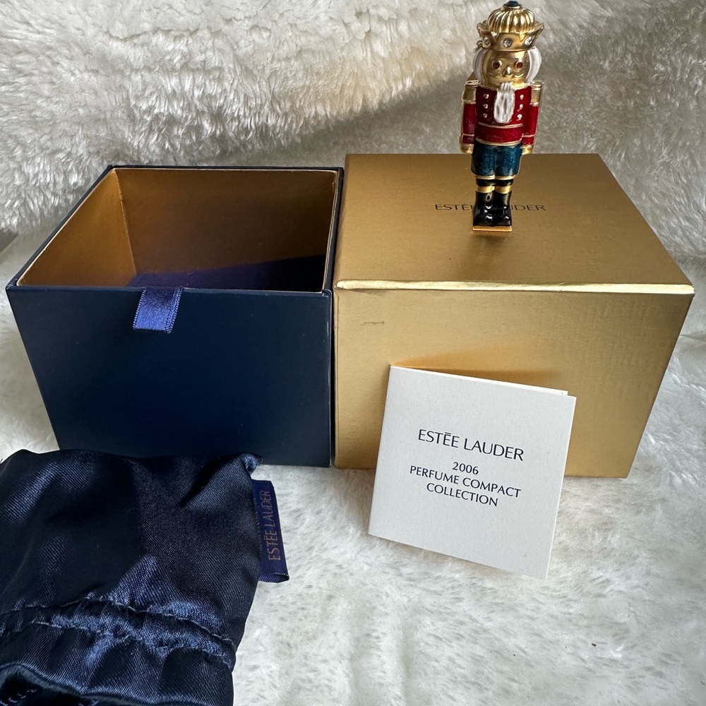 Estee Lauder Gold Floral Perfume Compact
